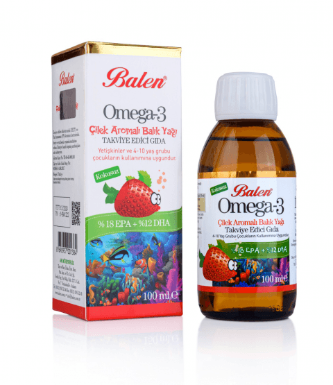 OMEGA-3 ÇİLEK AROMALI 100 ML