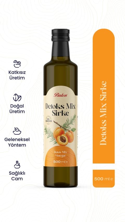 DETOKS MİX SİRKE 500 ML