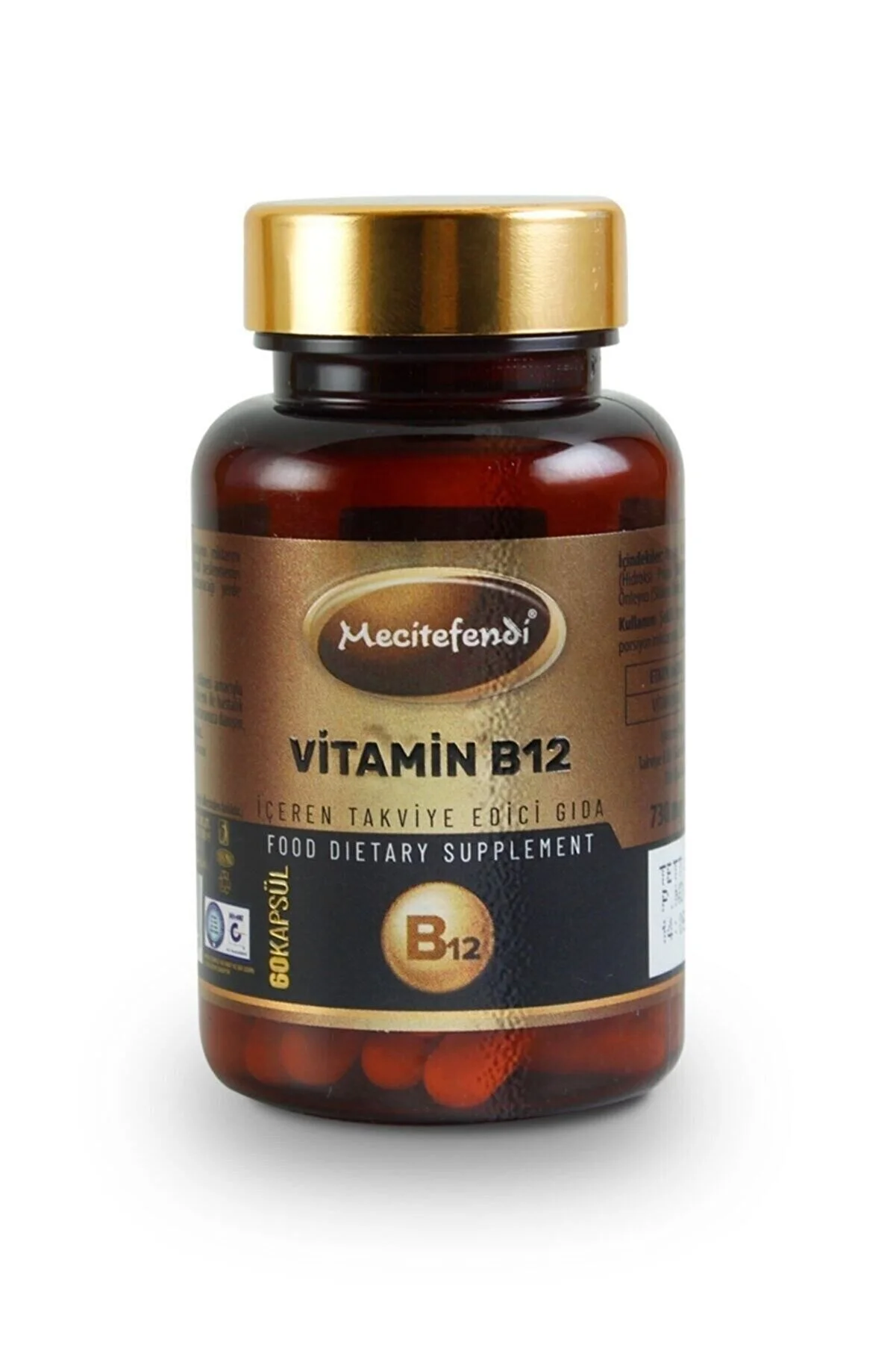 Mecitefendi Saç Ve Cilt Yapısının Korunmasına Yardımcı Vitamin B12 60 Kapsül