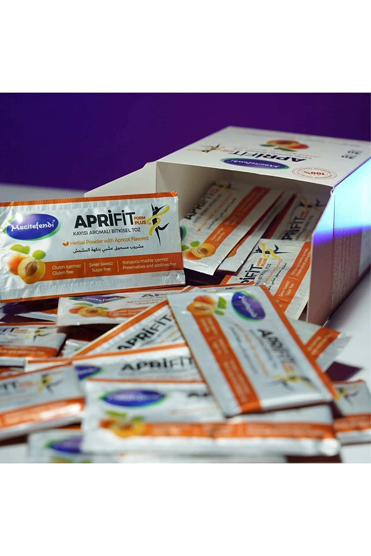 Mecitefendi Aprifit Form Plus Toz 240 Gr Kayısılı 5'li Paket - 5 Kutu
