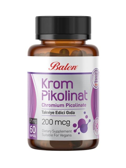 KROM PİKOLİNAT KAPSÜL 375 MG 60