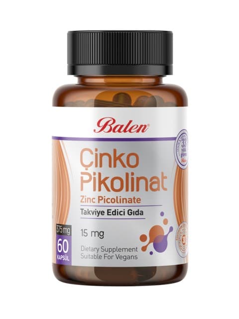 ÇİNKO PİKOLİNAT 375 MG 60