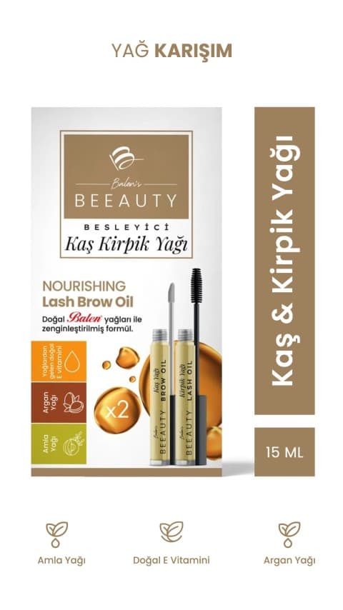 KAŞ KİRPİK YAĞI 15 ML
