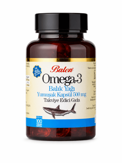 OMEGA 3 BALIK YAĞI YUMUŞAK KAPSÜL 650 MG 100