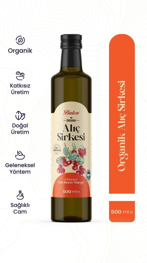 ORGANİK ALIÇ SİRKESİ 500 ML