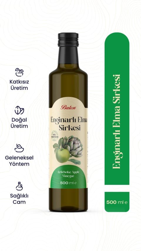 ENGİNARLI ELMA SİRKESİ 500 ML