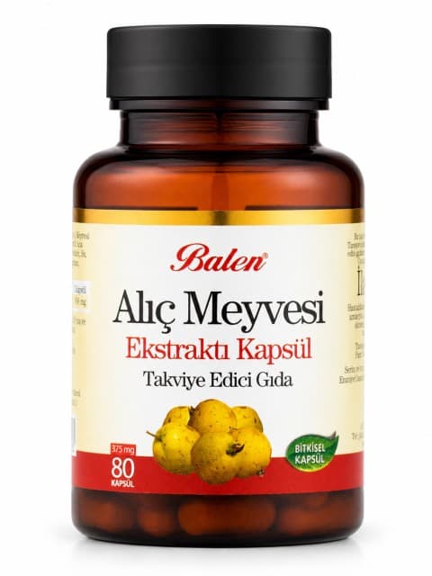 ALIÇ MEYVESİ EKSTRAKTI KAPSÜL 375 MG 80