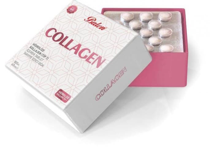 COLLAGEN HİDROLİZE KOLLAJEN (TİP 1) İÇEREN TABLET 800 MG 60